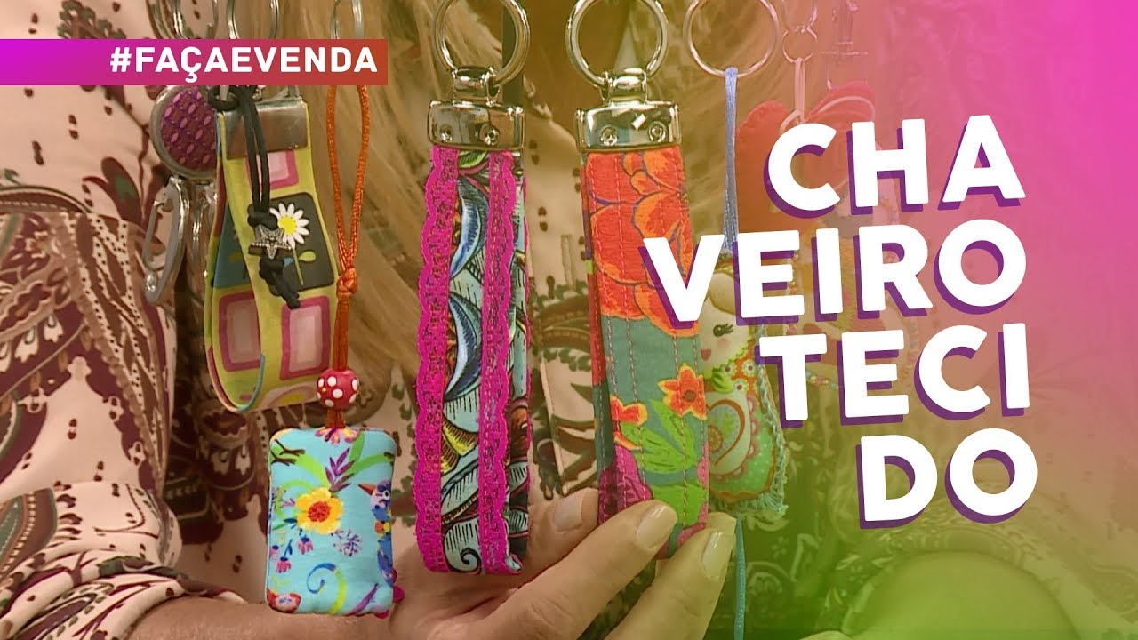 Chaveiro de tecido por Afonso Franco