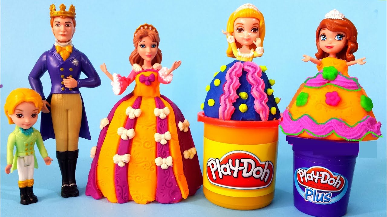 Play Doh Disney Princess DesignaDress Boutique Set YouTube