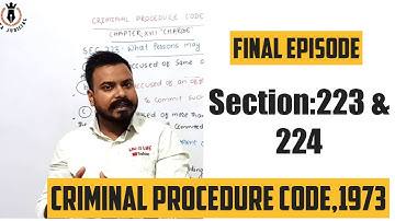 Charge: Section-223 & 224 Of CrPC | Contents Of Charge | Criminal Procedure Code |