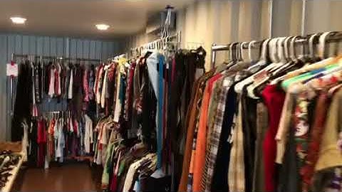 Pop Up Boutique Inside of a Shipping Container Building