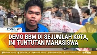Demo Tolak Kenaikan BBM Meluas, Mahasiswa Tuntut Evaluasi Kebijakan Pemerintah