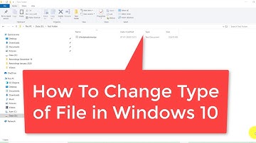 How To Change Type of File in Windows 10 [Hindi Audio]