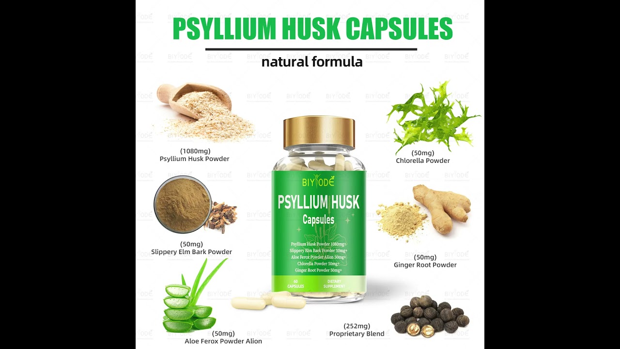 Discover the Power of Psyllium: Natural Fiber Capsules for Better Gut Health