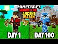 I Survived 100 Days In The Aztec & Mayan Empires | Hardcore Minecraft