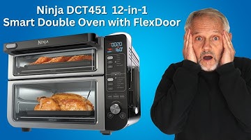 Features of the Ninja DCT451 12-in-1 Smart Double Oven with FlexDoor and Smart Thermometer