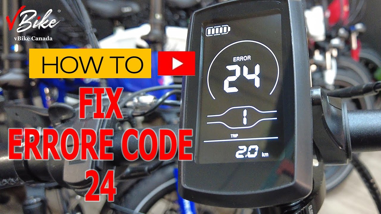 How To Fix Electric Bike Error Code 24 YouTube how-to-fix-electric-bike-error-code-24-youtube