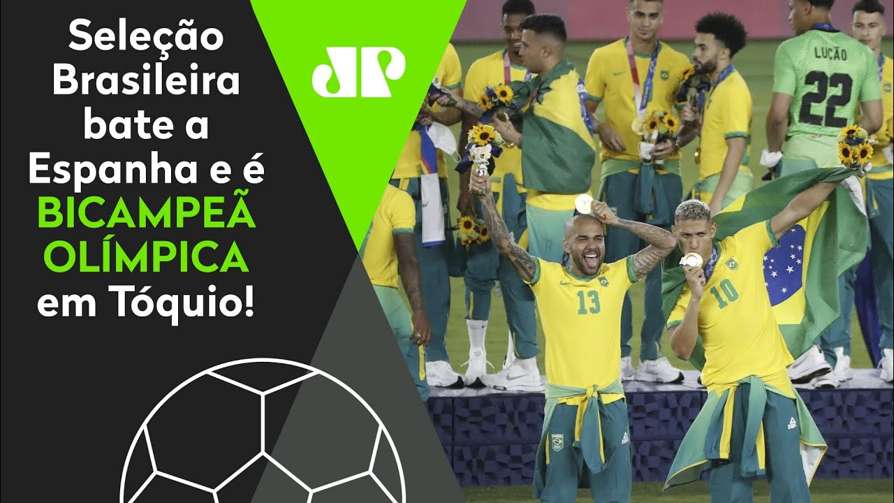 É OURO! Brasil vence a Espanha na prorrogação e se torna bi olímpico no  futebol, Olimpíadas