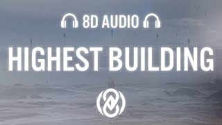 Flume feat. Oklou - Highest Building (Lyrics) | 8D Audio 🎧