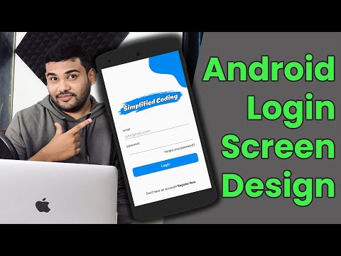 #2 Android Login/Signup with MVVM - Login Screen Design