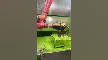 robot arm spray paint#machine #automatic #robot #factorymachine #goodwork #shortvideo #cnc