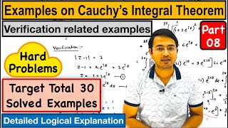 Verify Cauchy Integral Theorem related examples : part 8
