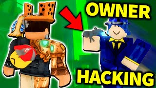 I Caught the OWNER.. HACKING?! (Roblox Flood Escape 2 with Crazyblox)