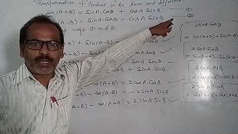 Lecture-11, Transformation formula, trigonometric function, H S khare CGIC Rath