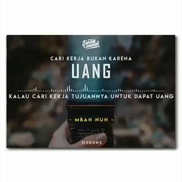 story WA segalanya bukan uang