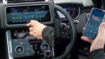 How to play music from a mobile through the  bluetooth system in a 2020 Range Rover Sport