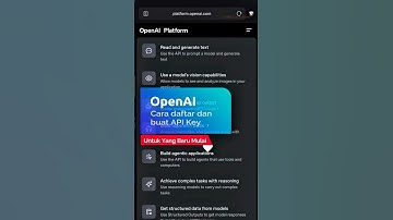 Cara daftar akun OpenAI dan bikin API Key-nya buat otomatisasi AI dan n8n. #openai #n8n #api