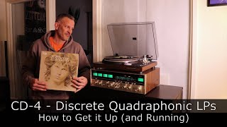 CD-4 - Discrete Quadraphonic Music from vinyl LPs - Finally Got it Working!!!