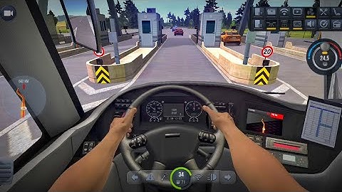 Bus Simulator Ultimate 🚍🔥❤️...Zero Crash Drive at Toll! 🚍💨 Smooth Handling POV”