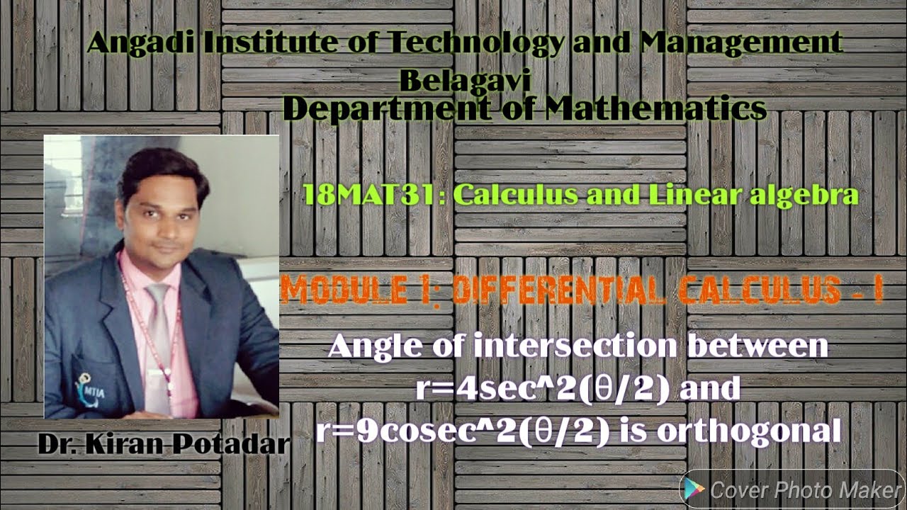 18MAT11 Module1 Angle Of Intersection Between R 4sec 2 2 And R 18mat11-module1-angle-of-intersection-between-r-4sec-2-2-and-r