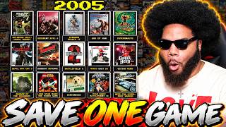 IMPOSSIBLE Save One Video Game From Each Year 1980 - 2025