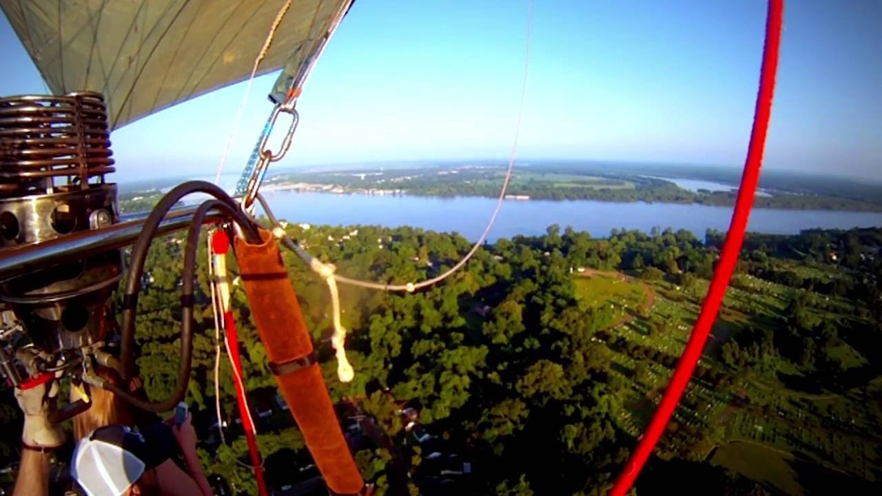 Natchez Hot Air Balloon Ride Honeymoon in Mississippi YouTube