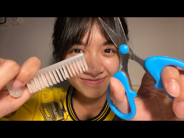 ASMR Haircuts fast💇🏻‍♀️ 💇🏻💈 ตัดผมให้คุณจนหลับ😴