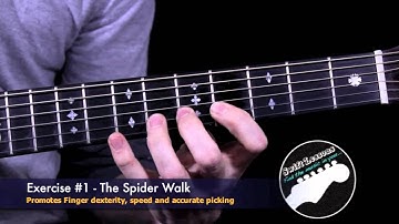 Spiderwalk Guitar Exercise! Build Speed and Accuracy!