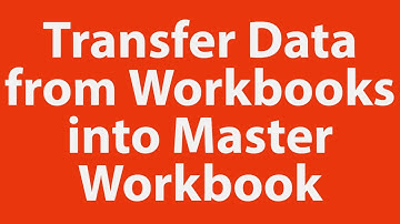 How to transfer multiple rows of data from multiple workbooks into master workbook with VBA