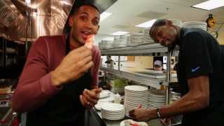 Kevin Durant and Grant Hill Get Cooking on Inside Stuff