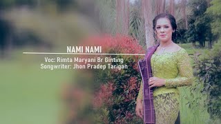 LAGU KARO TERBARU-RIMTA MARYANI BR GINTING- NAMI NAMI- VERSI GENDANG SALIH