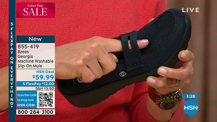 Bzees Georgia Machine Washable SlipOn Mule