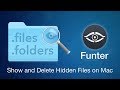 Show hidden files on mac with funter