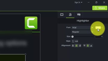 Camtasia Editing Screen Annotations Element