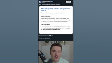 Hard navigation vs Soft navigation in Next.js