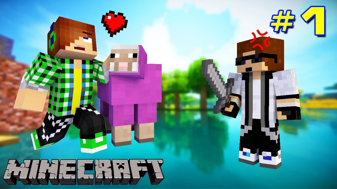 MINECRAFT SINH TỒN TẬP 1 CÙNG DƯƠNG FG !!! - YouTube