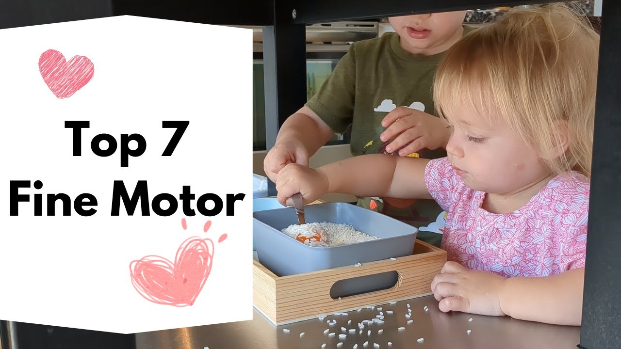 Fine Motor Skill Activities for 2-4 Year Olds - Homeschool Den