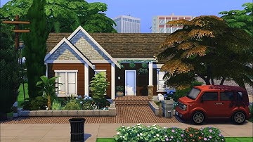 Starter Home Base Game • The Sims 4 • No CC | Slow Motion