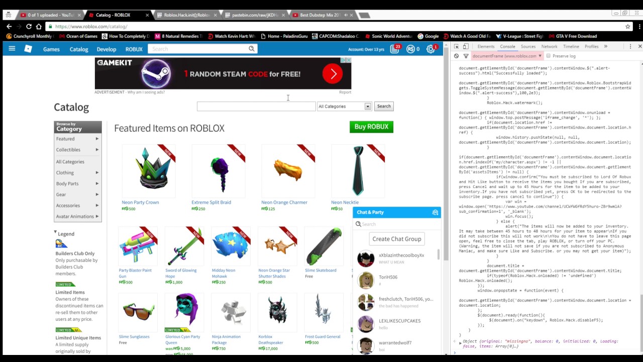 How To Get Free Stuff On Roblox 2017 Supersonicrules - how to get free stuff on roblox 2017