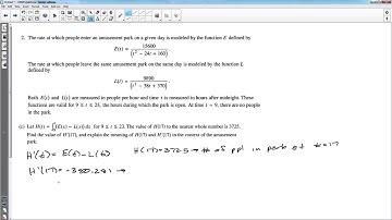 AP Calculus AB Exam - 2002, #2