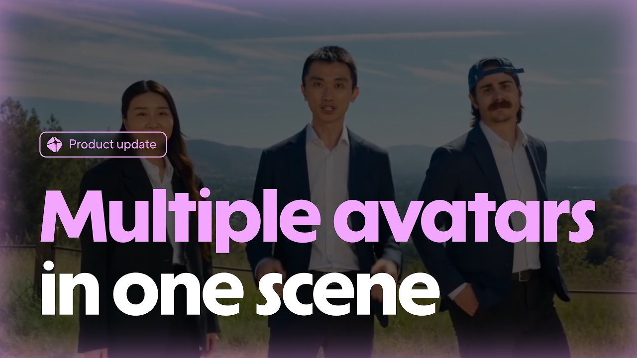 Add multiple avatars in a single scene with HeyGen - YouTube