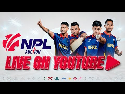 Live - NPL Auction 2024 । Nepal Premier League