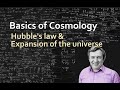 Basics of Cosmology 1 - Hubble's law & Expansion of the Universe by Viatcheslav Mukhanov