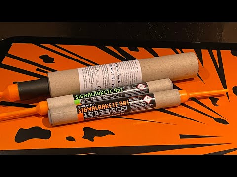 Zink 901 & 902 : Signalrakete : Zink Feuerwerk : 2x 40 Gram 