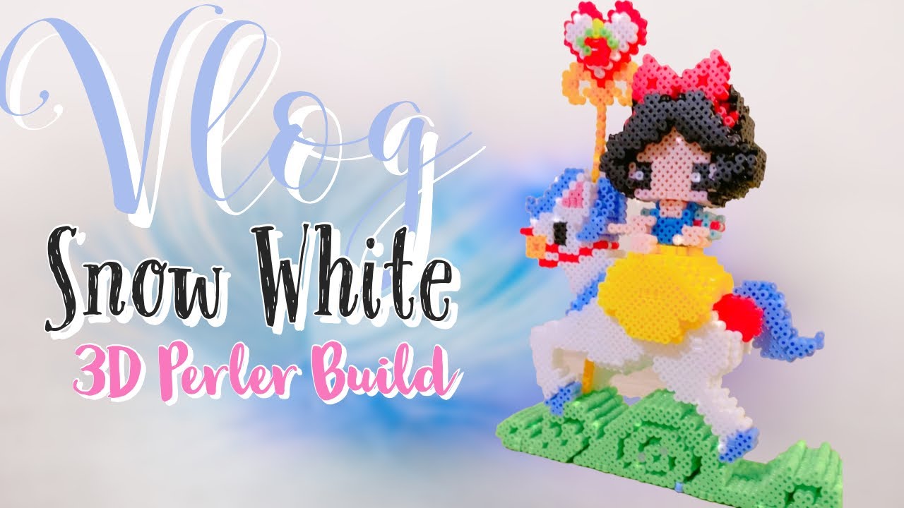 VLOG: Snow White 3D Perler Figure