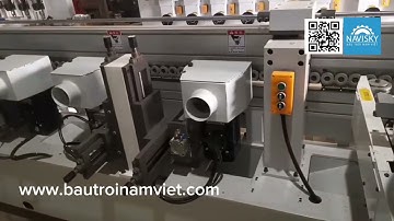 Vận hành máy cào xước cạnh - Máy cào xước tạo vân gỗ