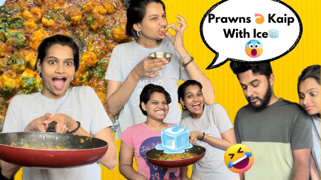 Prawns 🍤 (yetti) kaip Malpuna posat technique Gothandh 😂🧊 || Bari tasty dh prawns kaip|| Tulu vlog
