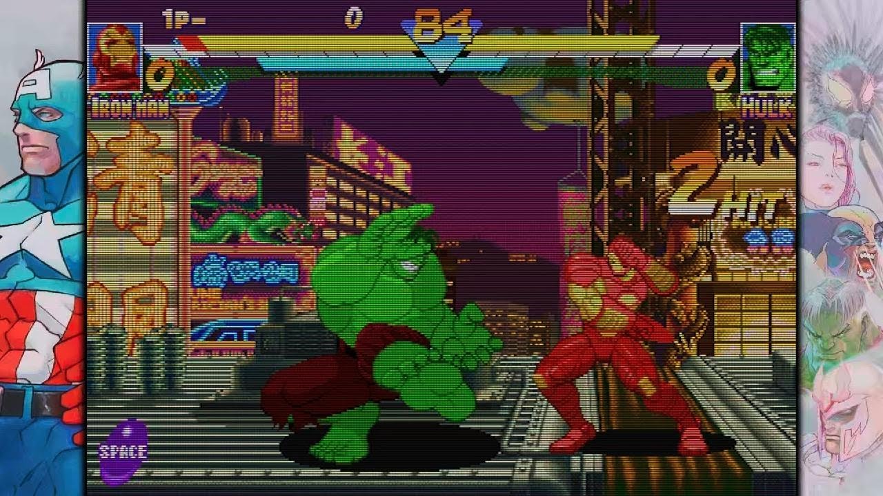 Marvel Super Heroes - Iron Man Vs. Hulk (PIXEL FIGHT)