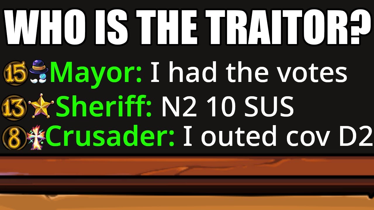 Finding the imposter that outed their own teammate... - BetterTOS2 Town Traitor