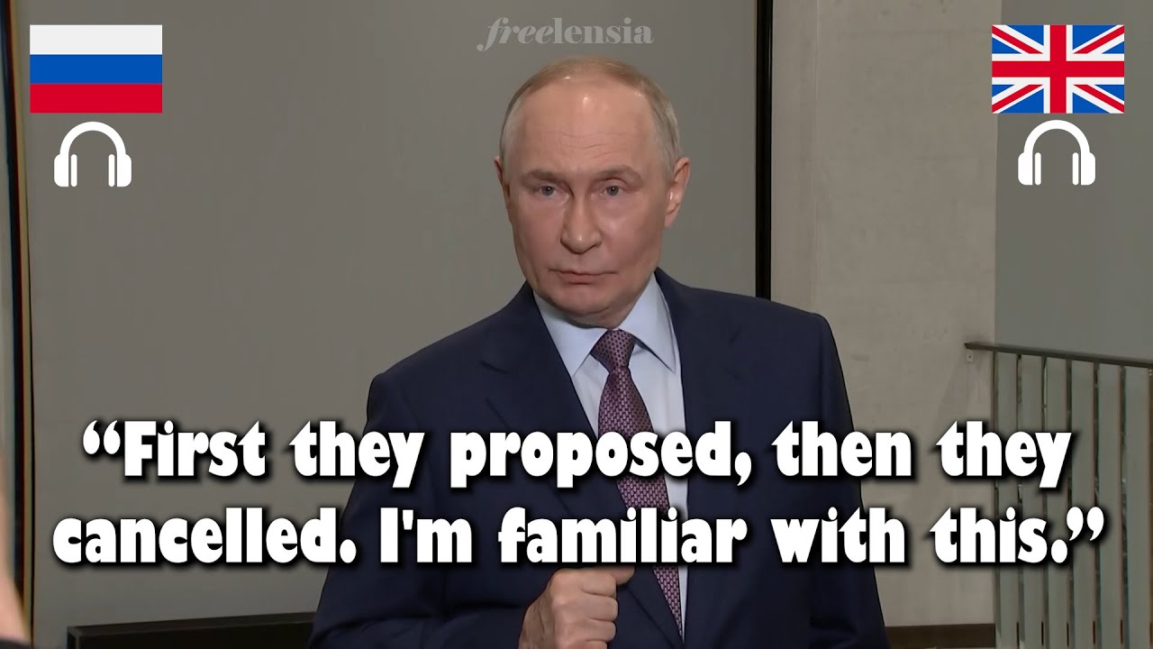 Putin Responds to Cancelled U.S. Summit and New Sanctions | RU-EN