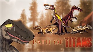 PATH OF TITANS - Мегалания рейдит озеро Зухомимов!